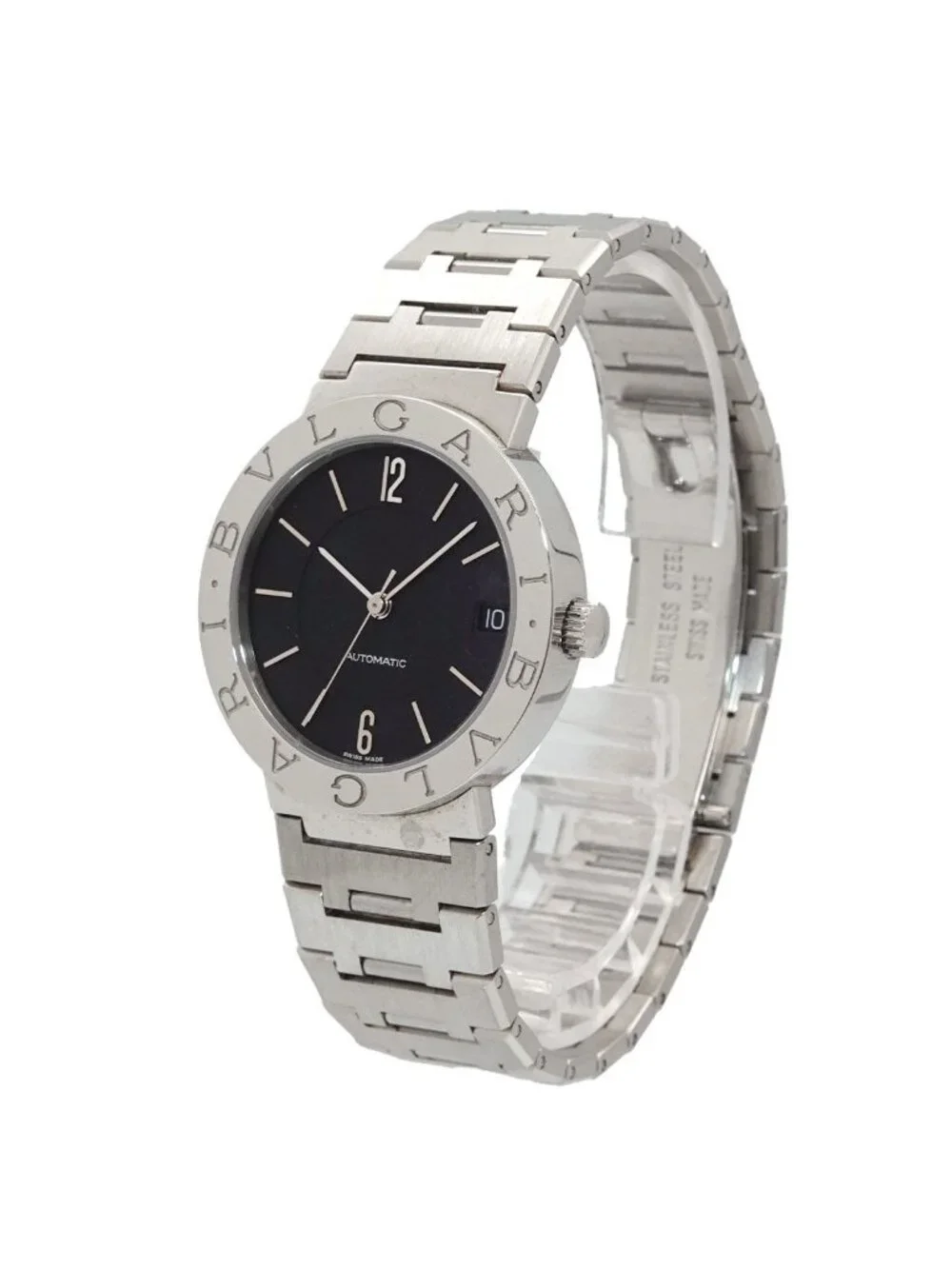 Bvlgari Boys' Watch Date Black Automatic